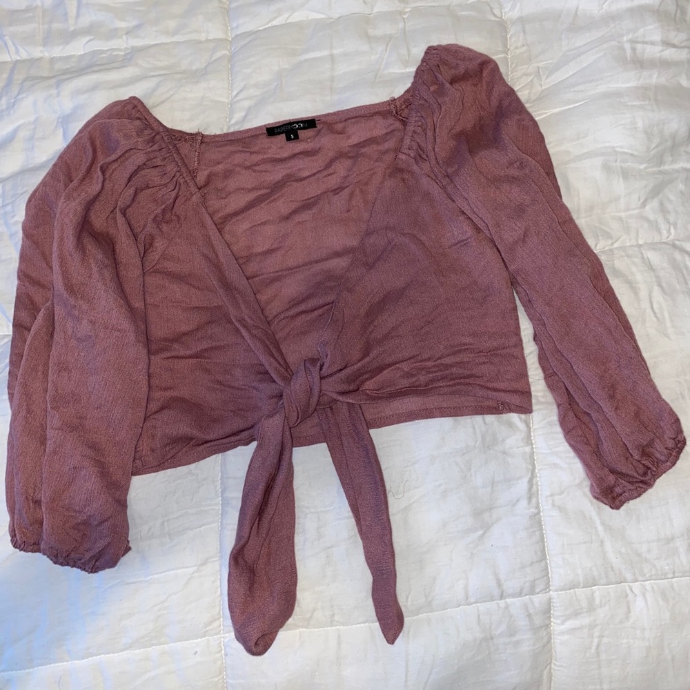 Front tie top